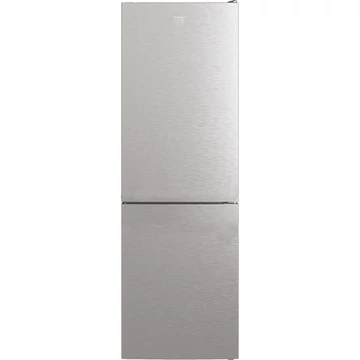 Candy CCE4T618EX alulfagyasztós kombinált hűtőszekrény, E energiaosztály, Total NO-FROST Circle+ technológia, 222 L hűtő, 119 L fagyasztó kapacitás, WiFi, Inox