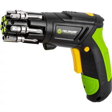 Fieldmann FDG 5018-108AR + FDS 10102-A Akkumulátoros Csavarozó szett 108 db tartozékkal, Li-Ion 3.6V/1300 mAh