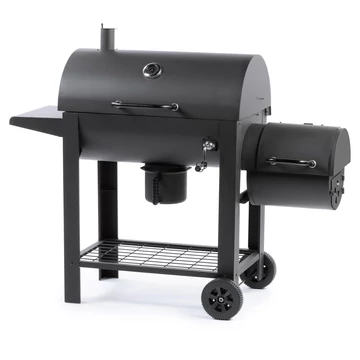 Fieldmann  FZG 1018 faszenes grillsütő 2in1-ben füstölővel, Fekete