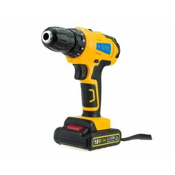 Flinke FK-8001 akkumulátoros fúró, csavarozó 18 V, 3 A, 1350 fordulat/perc, 2 db akkumulátorral