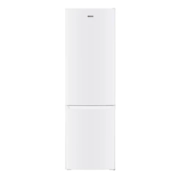 GABA GH-265WE kombinált hűtő, E energiaosztály, Teljes méret: 262 L, Hűtő mérete: 191 L , Fagyasztó mérete: 71 L, fehér