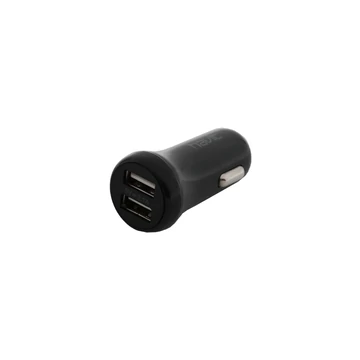 Havit HV-CC8801 2-es USB autós töltő szivargyújtóba, 2.1 A, fekete