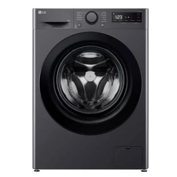 LG F2WR508SBM Elöltöltős keskeny gőzmosógép, 8 kg, max.1200 ford./perc, AI DD™ technológia, Steam+, A energiaosztály, Antracit