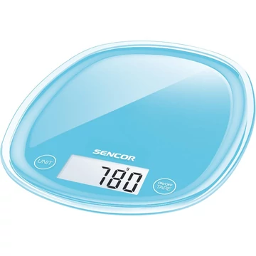 Sencor SKS 32BL Konyha mérleg, 5kg/1g, LCD kijelző, Kék