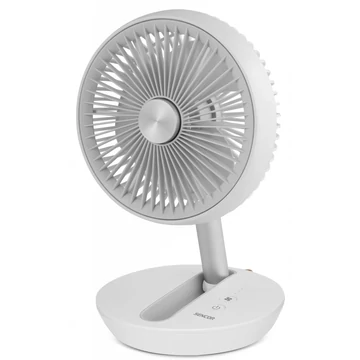 SENCOR SFE 0773WH Vezeték nélküli asztali ventilátor, 4 sebességfokozat, Állítható magasság, Fehér