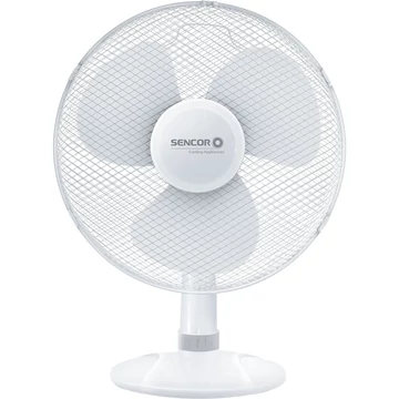 Sencor SFE 4037WH-EUE3 Asztali ventilátor, átmérő 40cm, 50W, Oszcillálás-Dönthető funkció, 3 fokozat, Fehér