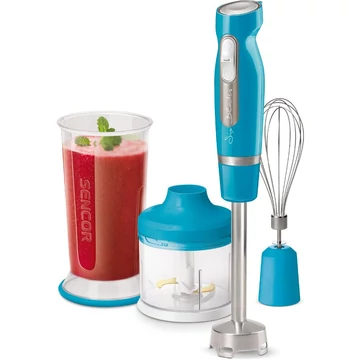 Sencor SHB 4467TQ-EUE3 Botmixer szett, 1000W, 500- és 700ml-es edényekkel, Türkiz