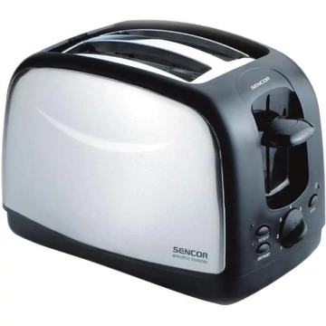 Sencor STS 2651 Kenyérpirító, 850W, 2 szeletes, 7 fokozat, Magas kiemelés, Kiolvasztás, Melegen tartás, Szürke