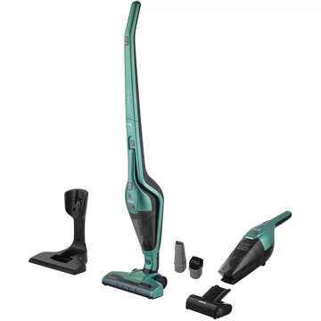 Sencor SVC 0601GR Vezeték nélküli álló porszívó 3in1, Cat & Dog Mini motoros forgókefe, 21.6 V, 2000 mAh, 45 perces működés, Türkiz