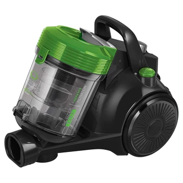 Sencor SVC 1025GR porzsák nélküli porszívó, 700W ECO motor, Cyclone Technology, Clean Air HEPA H13 szűrő, 2 l űrtartalom, Teleszkópos fém cső, Zöld