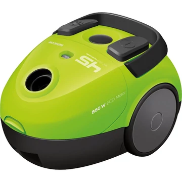 Sencor SVC 45GR-EUE3 Porzsákos porszívó, 850W, 1.5 Literes porzsák, 5 szintes szűrő, Teleszkópos szívócső, Zöld