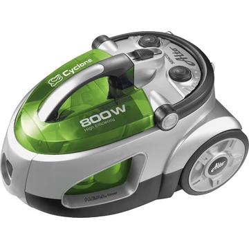 Sencor SVC 730GR-EUE2 Porzsák nélküli porszívó, 800W, 1.5 L portartály, HEPA szűrő, 5 szintes szűrőrendszer, Zöld