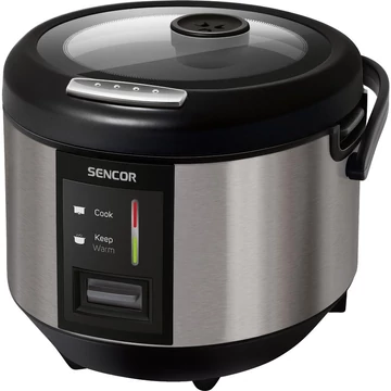 Sencor SRM 1890SS Rizsfőző, 700W, 1,8 Literes, Melegen tartás, Automatikus kikapcsolás, Szürke