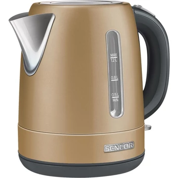 Sencor SWK 1227CH Rozsdamentes acél Vízforraló, 1.2 L, 2150 W, 360°-os STRIX középcsatlakozó, Pezsgő