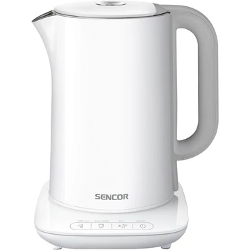 Sencor SWK 1591WH Vízforraló 1.5 L, 2150 W, 360°-os STRIX középcsatlakozó, Elektronikus vízhőmérséklet szabályozás, Melegen tartás 120 percig, Fehér