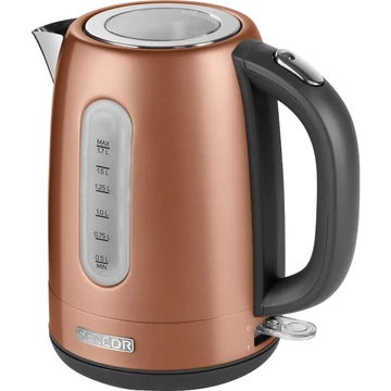 Sencor SWK 1776GD Rozsdamentes acél Vízforraló, 1.7 L, 2150 W, 360°-os STRIX középcsatlakozó, Arany