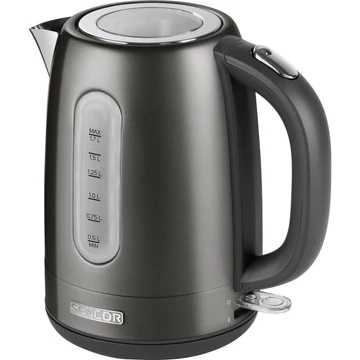 Sencor SWK 1778BK Rozsdamentes acél Vízforraló, 1.7 L, 2150 W, 360°-os STRIX középcsatlakozó, Fekete