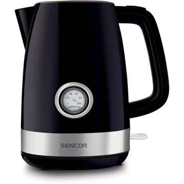 Sencor SWK 1798BK Vízforraló 1.7 L, 2150 W, 360°-os középcsatlakozó, Beépített vízhőmérséklet mérő, Fekete
