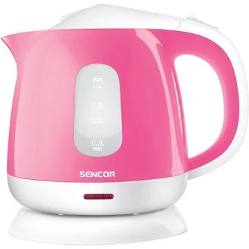 Sencor SWK 1018RS Vízforraló, 1 L, 1100W, Rejtett fűtőszál, Rózsaszín
