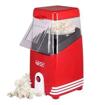 TOO PM-102 popcorn készítő, 1200W, 80/g kukorica/adag, adagolókanál, piros-fehér 