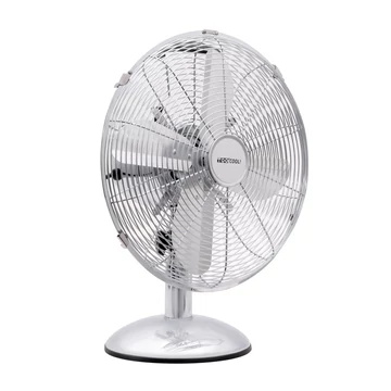 TOO FAND-30-300-M asztali ventilátor, 35 W, 30 cm lapátátmérő, 3 sebességfokozat, Oszcillációs mód, Dönthető fej, Fehér