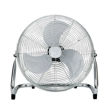 TOO FANF-45-302-M ezüst padló ventilátor, 100 W, 3 lapátos kialakítás, 45 cm lapátátmérő, 3 sebességfokozat