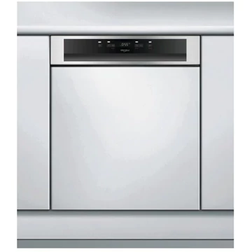 Whirlpool WBC 3C34 PF X beépíthető mosogatógép, 14 terítékes, 8 program, 6. érzék szenzorprogram, 9.5L vízfogyasztás, A+++ energiaosztály, inox