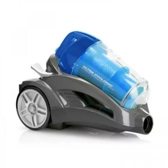 Daewoo RCC-240L porzsák nélküli porszívó, 1400 W, 4 L, Teleszkópos cső, HEPA szűrő, Kék
