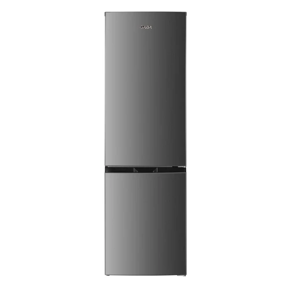GABA GHNF-253XF kombinált hűtő, NoFrost, F energiaosztály, Teljes méret: 253 L, Hűtő mérete: 182 L , Fagyasztó mérete: 71 L, INOX