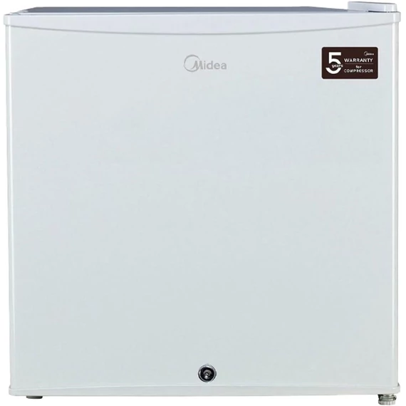 Midea MDRD86FGE01 egyajtós mini hűtőszekrény, E energiaosztály, 45 L hűtő, Fehér
