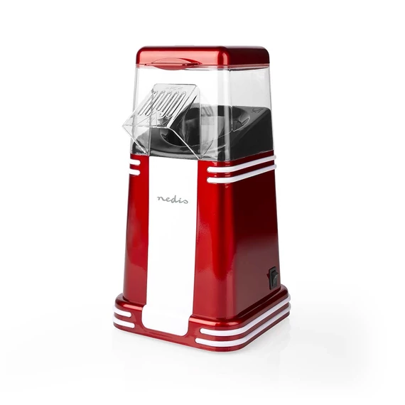 Nedis FCPC100RD Popcorn készítő, 1200W, Fehér/Piros
