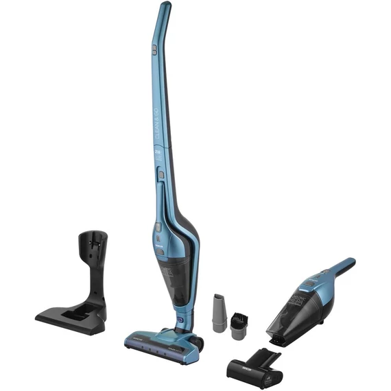 Sencor SVC 0602BL Vezeték nélküli álló porszívó 3in1, Cat & Dog Mini motoros forgókefe, 21.6 V, 2000 mAh, 45 perces működés, Kék