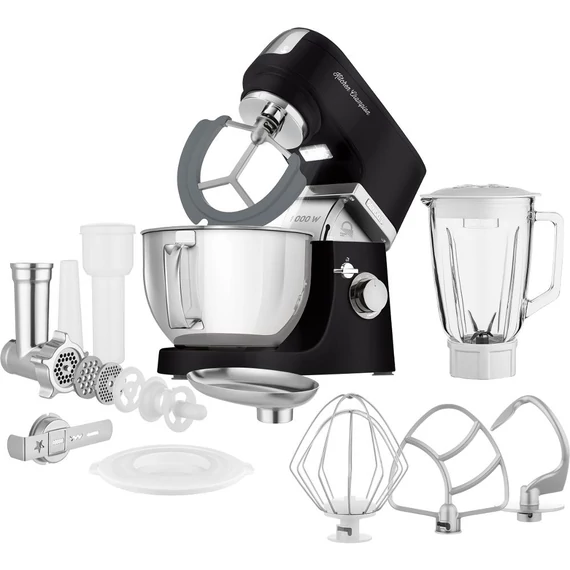 Sencor STM 6359BK Konyhai robotgép, 1000W, 4,5 Literes edény, Mixer, Húsdaráló, Kolbásztöltő, Fekete