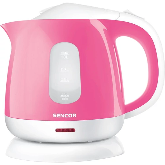 Sencor SWK 1018RS Vízforraló, 1 L, 1100W, Rejtett fűtőszál, Rózsaszín