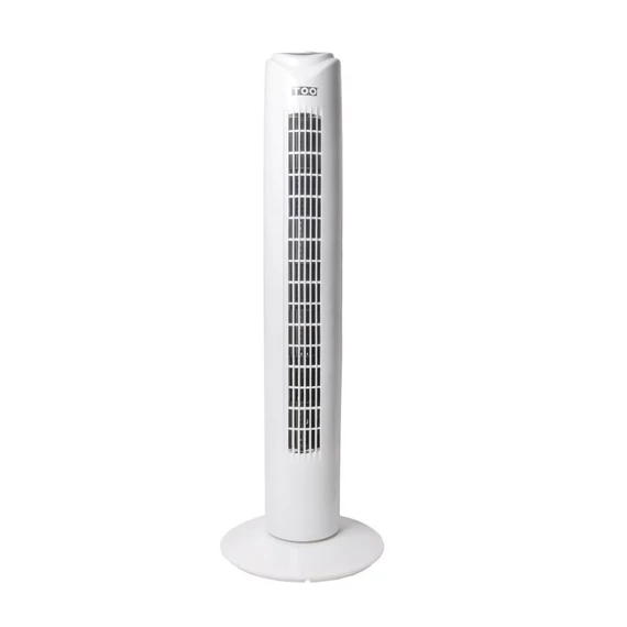 TOO FANT-82-102-W-RC oszlopventilátor, 45 W, 3 sebességfokozat, Oszcillációs mód, 81 cm magas, 7.5 óra időzítő, Halk működés, Távirányító, Fehér