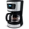 Sencor SCE 3700BK Filteres kávéfőző, 0.75 Literes víztartály, 6 csészés, tea készítés, Fekete-inox