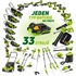 Kép 8/8 - Fieldmann FDW 70905-0 20V Akkumulátoros magasnyomású mosó, 20V/2000 mAh, 25 bar max. nyomás, 2.5 l/perc vízhozam, Fast Power 20 V sorozat