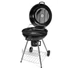 Kép 2/6 - Fieldmann FZG 1004 faszenes gurulós kerti grill, Fekete