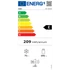 Kép 3/3 - GABA GH-265WE kombinált hűtő, E energiaosztály, Teljes méret: 262 L, Hűtő mérete: 191 L , Fagyasztó mérete: 71 L, fehér