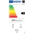 Kép 3/3 - Gaba GH-315XE alalfagyasztós kombinált hűtőszekrény, E energiaosztály, 315 l teljes ürtartalom, Inox