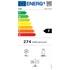 Kép 3/3 - GABA GHNF-253XF kombinált hűtő, NoFrost, F energiaosztály, Teljes méret: 253 L, Hűtő mérete: 182 L , Fagyasztó mérete: 71 L, INOX