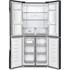 Kép 2/5 - GORENJE NRM818EMB Side By Side Szabadonálló hűtőszekrény, 4 ajtós, 278+149 L, No Frost, Ventiláció, Gyorshűtés funkció,  Fekete