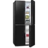 Kép 3/5 - GORENJE NRM818EMB Side By Side Szabadonálló hűtőszekrény, 4 ajtós, 278+149 L, No Frost, Ventiláció, Gyorshűtés funkció,  Fekete