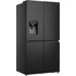 Kép 2/7 - HISENSE RQ760N4SBFE Szabadonálló Side by Side Hűtőszekrény, 4 ajtós, 584 l, 4 kerék és 2 állítható láb, E, No Frost, Multi Air Flow, Víz- és jégadagoló, Smart funkció, WI-FI,  ConnectLife, Mobilalkalmazás, Fekete