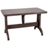 Kép 3/3 - IRIS GF-1000BR Stable barna műanyag asztal 70x120cm