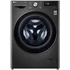 Kép 1/8 - LG F4WV910P2SE Elöltöltős gőzfunkciós mosógép, 10.5kg, 1400 ford., A energiao., Steam+, TurboWash360°, AI DD, Wi-Fi/ThinQ, acél fekete/acél fekete/fekete/króm