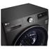 Kép 2/8 - LG F4WV910P2SE Elöltöltős gőzfunkciós mosógép, 10.5kg, 1400 ford., A energiao., Steam+, TurboWash360°, AI DD, Wi-Fi/ThinQ, acél fekete/acél fekete/fekete/króm