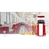 Kép 12/12 - Nedis FCPC100RD Popcorn készítő, 1200W, Fehér/Piros