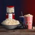 Kép 6/12 - Nedis FCPC100RD Popcorn készítő, 1200W, Fehér/Piros