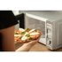Kép 9/11 - Sencor SMW 6020SS Mikrohullámú sütő, 20 Liter, 700W, Kiolvasztás, 10 Fokozat, Grill, Inox, 